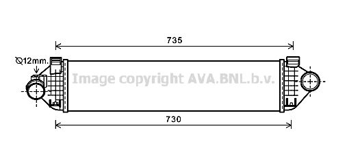 AVA QUALITY COOLING Kompressoriõhu radiaator FD4474